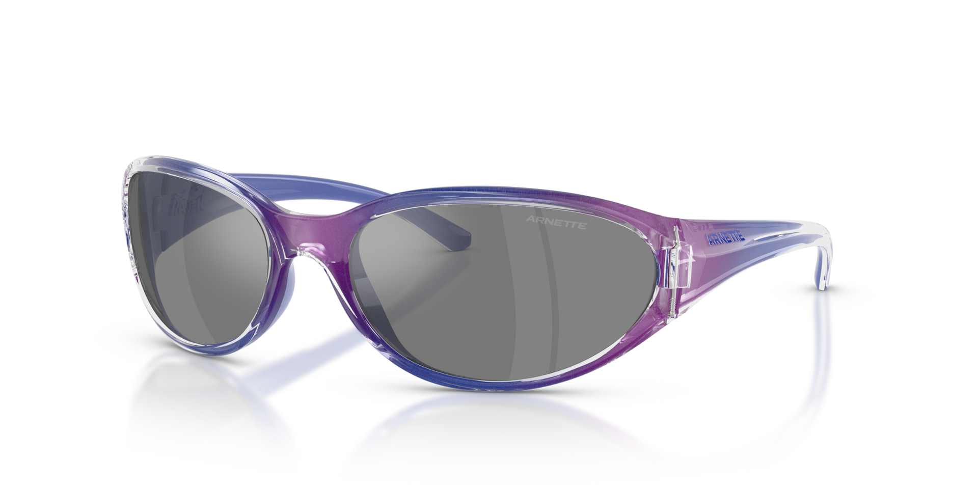 Raven Sunglasses in Grey Mirror Silver | Arnette®