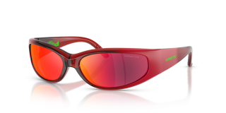 Orange Transparent Gradient Red