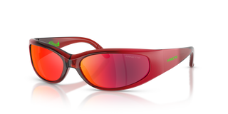 Orange Transparent Gradient Red