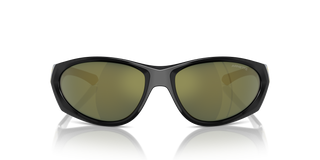 Schwarz/Gold Flammen