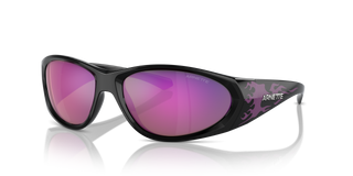 Schwarz/Violett Flammen
