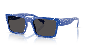 Royal Blue/White Splatter