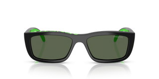 Black/Gekko Green Rubber