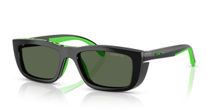 Black/Gekko Green Rubber